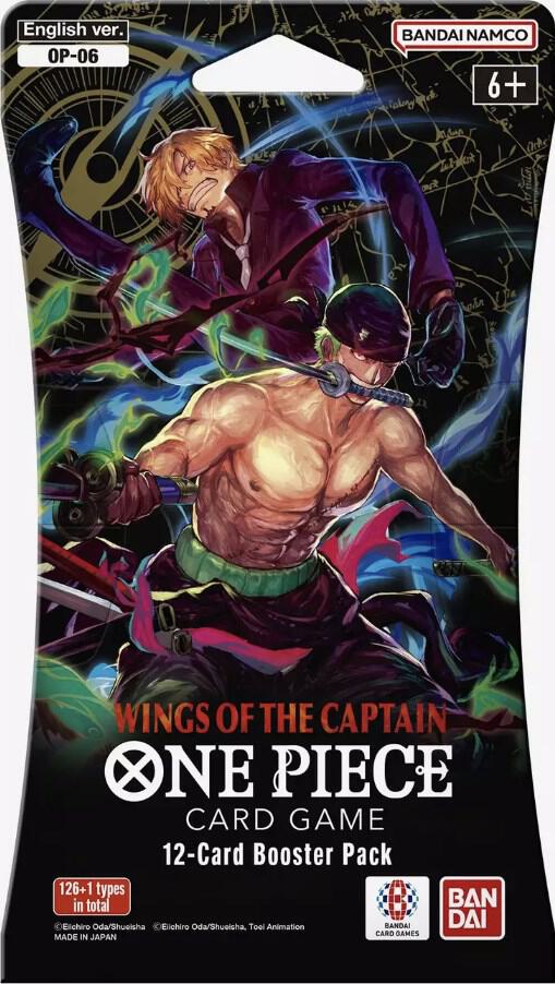 One Piece Card Game OP-06 Wings of the Captain - Sleeved Booster Pack