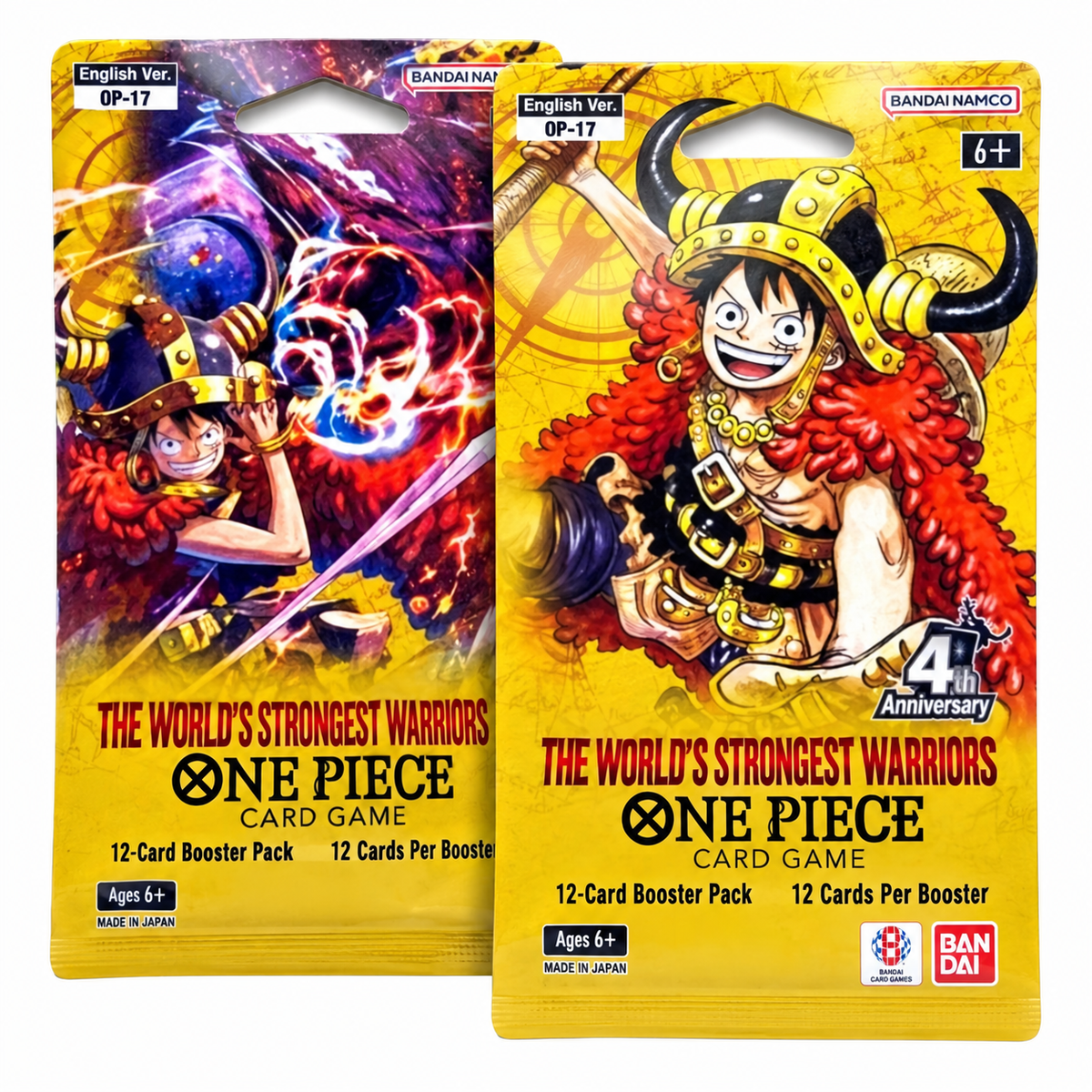 One Piece Card Game OP-17 The World's Strongest Warriors sleeved booster pack