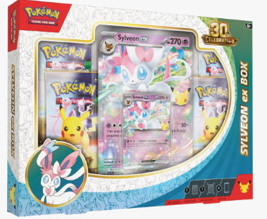 Pokémon TCG 30th Celebration Sylveon ex Box