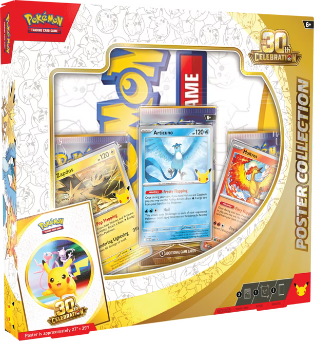 Pokémon TCG 30th Celebration Poster Collection box